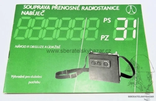 Originál Návod radiostanice PS PZ 31 - SNB