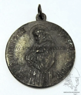 Medaile 700let umrtí Sv. Františka 1226-1926 