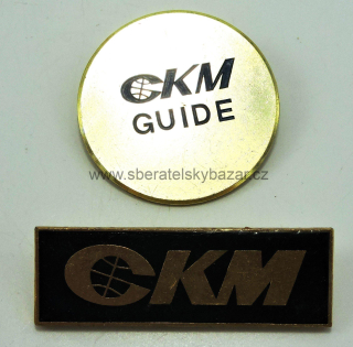 Odznak průvodce CKM Guide - značený MK - SADA