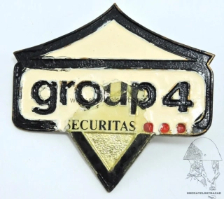 Čepicový odznak group 4 securitas