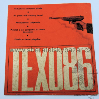 Originál návod vzduchová pistole TEX 086