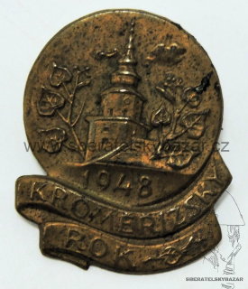 Odznak Kroměřížský rok 1948 - spona