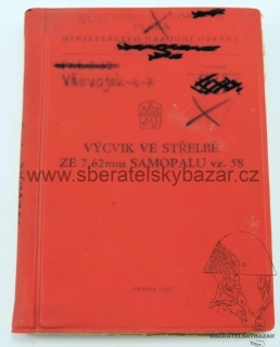 Předpis - Výcvik ve střelbě ze Samopalu vz.58