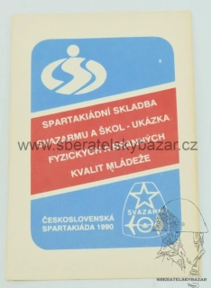 Kalendářík svazarm Československá spartakiáda 1990 - Zrušená