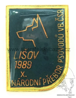 Velký odznak přebor Psovodů VB ČSR 1989