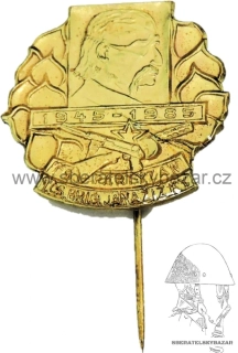 Odznak ČS Partyzán - 1. ČS Brigáda Jana Žižky 1945 - 1985