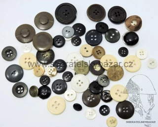 Knoflíky Německo Mix plast - GBJ
