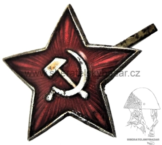 Čepicový odznak SSSR smalt 
