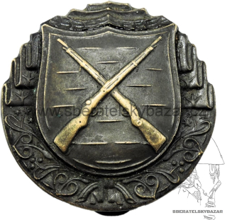 Střelecký odznak- těžká verze - značený