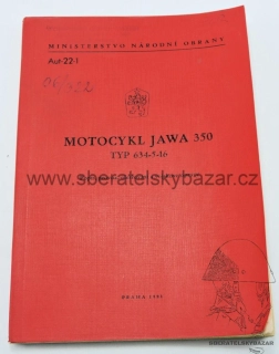 Předpis Jawa 350 - originál ČSLA