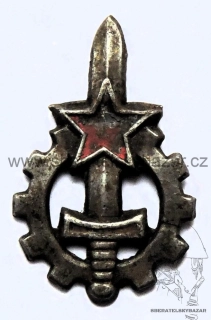 Rozlišovací odznak vnitřní stráž poškozený 