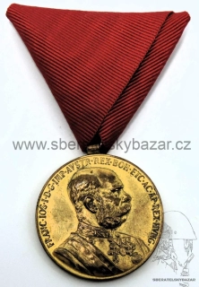 Jubilejní medaile 1898 k příležitosti 50 let panování Františka Josefa 