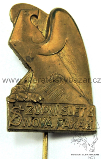  Odznak Župní slet Novák paka 1948 