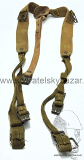 Řemení na batoh vz.60 ČSLA plátěné originál - Velká polní 