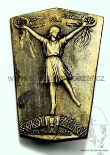 Odznak Sokol Žižkov 1922 