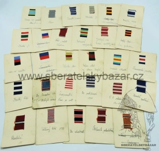 Vzorník stuh k vyznamenáním