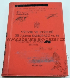 Předpis - Výcvik ve střelbě ze Samopalu vz.58