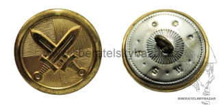 Velký zlatý knoflík RČS 27mm - MSS