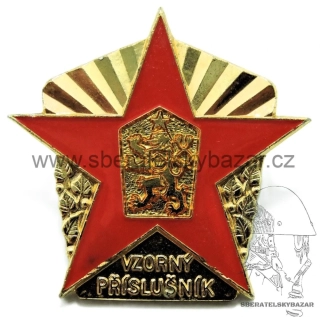 Odznak Vzorný příslušník FMD - Číslovaný 