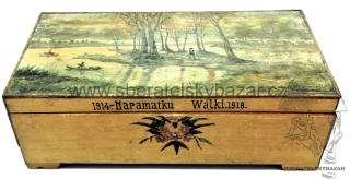 Malovaná krabice WWI - 1914 - 1918 