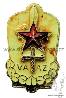 Odznak absoloventa VAAZ (Vojenská akademie Antonína Zápotockého)