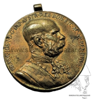  Jubilejní medaile 1898 k příležitosti 50 let panování Františka Josefa 