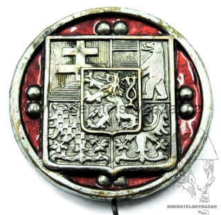 Střed odznaku do Policejní buřinky 1931-1938 - plastický 