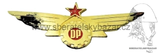 Čepicový odznak - Dopravní podniky zlatý