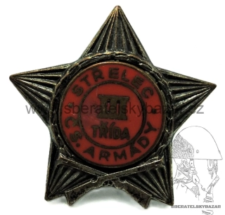 Střelecký odznak Čs. Armády - III. třída