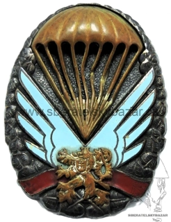 Výsadkařský odznak paraplacka - číslováno