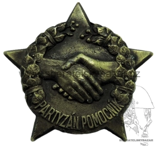  Odznak partyzán pomocník 