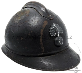 Přilba "Adrian" Francie m15 - WWI - s vnitřkem