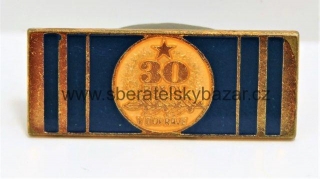 Miniatura Medaile 30 Rokov v dopravě