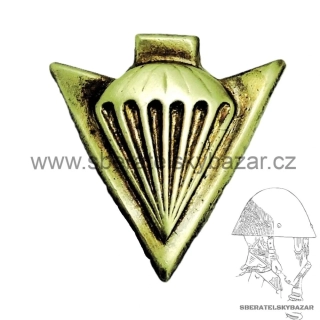 Rozlišovací - ČSLA 50.léta výsadkové vojsko zlatý 