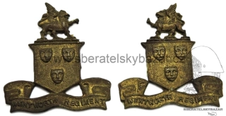 Pár límcových odznaků Wentworth Regiment – Canada WW1