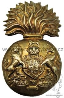 Royal Scots Fusiliers – glengarry cap badge – WW1