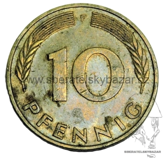Německo – 10 Pfennig 1990