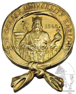 Univerzita Karlova – pamětní odznak - patka 