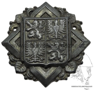 Četnický čepicový protektorátní - Zintálový odznak 