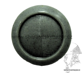 Knoflík malý "šedý mor" 