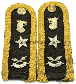 Nárameníky Generál major pohraniční stráž 