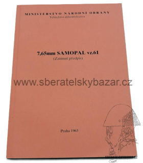 Předpis 7,65mm SAMOPAL vz.61 - Škorpion - Reprint-Replika