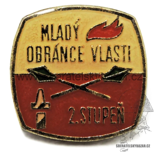 Odznak „Mladý obránce vlasti – 2. stupeň“. 