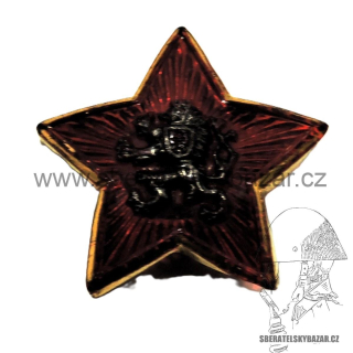 Lodičkový odznak ČSLA - 50.Léta malý skleněný 