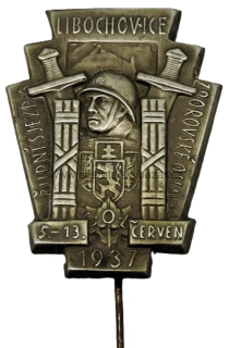 Velký odznak „Libochovice – Župní sjezd zborovské oslavy 1937 