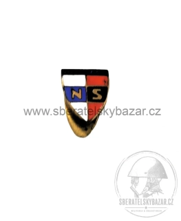 Odznak - Národní souručenství - Vlasti zdar - patka 