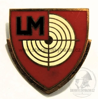 Odznak Střelecký Lidové milice - těžká verze