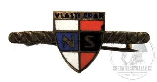 Odznak - Národní souručenství - Vlasti zdar 