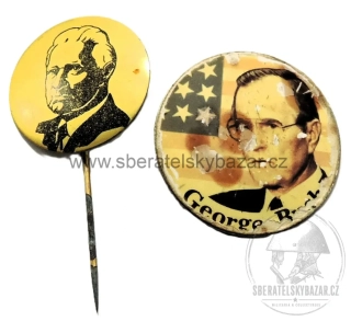 USA / politické odznaky – George Bush 