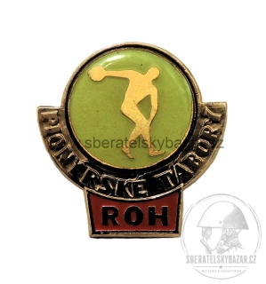 Odznak PIONÝRSKÉ TÁBORY ROH 